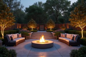 17 Feuerstellen Garten Ideen