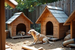 15 Hundehütten selber bauen Ideen